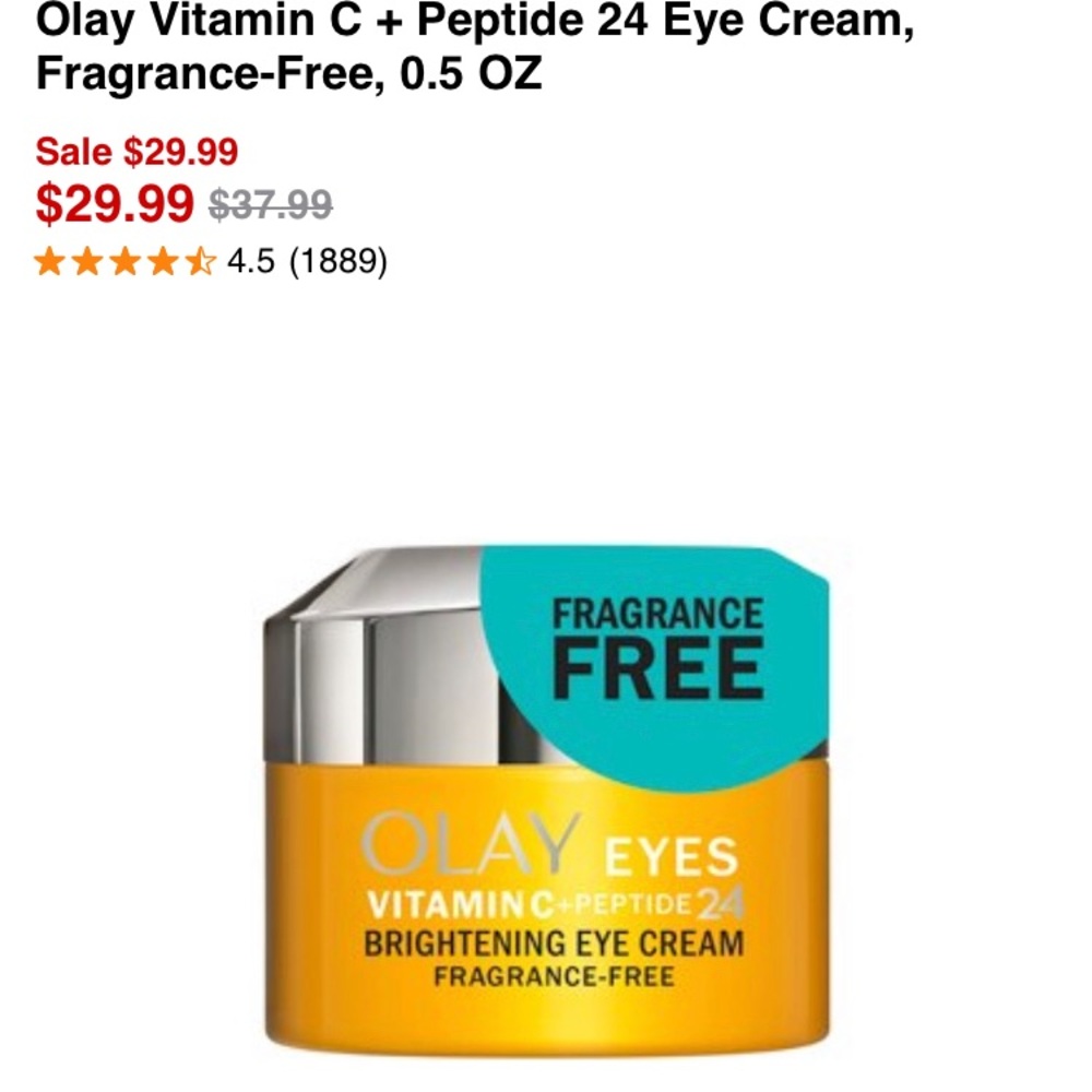 NEW BUNDLE! Olay Vitamin C+ Peptide 24 Eye Cream & Brightening Se… - Picture 3 of 11